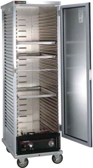 Cres Cor - 120V/20A Non-Insulated Hot Cabinet, 12 Pan Capacity - EO 130-1836D (Pre-Order Now, ETA 4-6 Weeks)