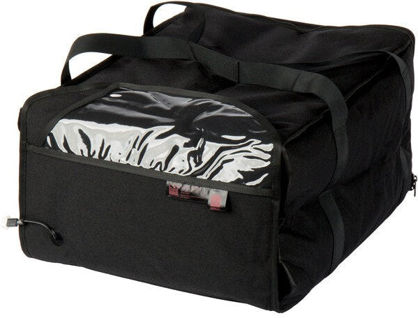 Cres Cor - 18" x 19" x 12" Black Heavy-Duty Heated Food Delivery Bag - EO CHB6 (Pre-Order Now, ETA 4-6 Weeks)