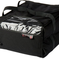 Cres Cor - 18" x 19" x 12" Black Heavy-Duty Heated Food Delivery Bag - EO CHB6 (Pre-Order Now, ETA 4-6 Weeks)
