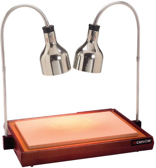 Cres Cor - 32.5" x 23.25" Carving Station with Nickel Polished Dual Heat Lamps - EO CSH-122-10-PN (Pre-Order Now, ETA 4-6 Weeks)