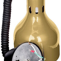 Cres Cor - 60" Retractable Ceiling Mount Brass Finish Infrared Bulb Food Warmer - EO IFW-63-10-PB (Pre-Order Now, ETA 4-6 Weeks)