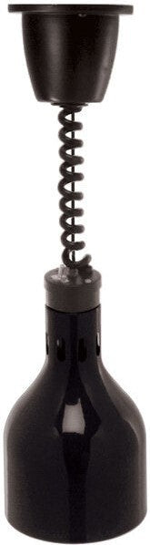 Cres Cor - 68" Retractable Ceiling Mount Black Finish Infrared Bulb Food Warmer - EO IFW-63-L-10-BL (Pre-Order Now, ETA 4-6 Weeks)