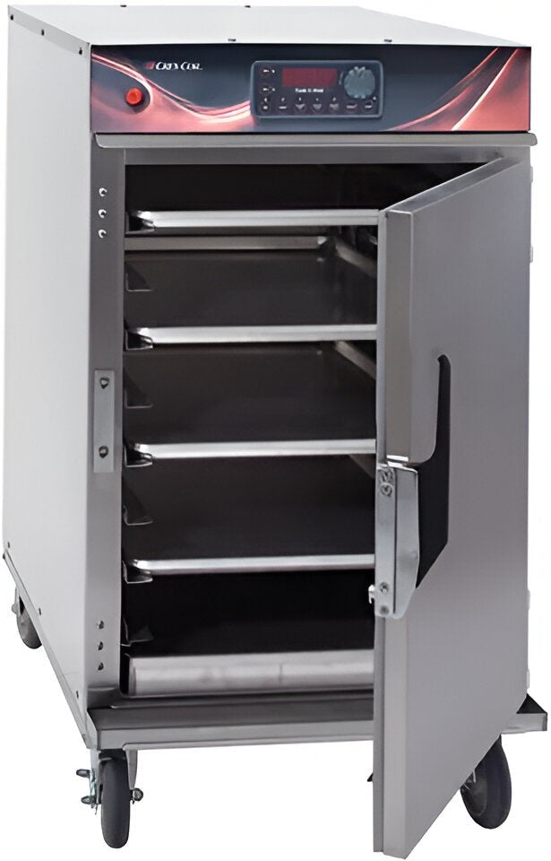 Cres Cor - Cook-N-Hold Half Height Stainless Steel Radiant Oven with Standard Controls, 208V/1Ph/6000W - EO 1000-CH-SS (Pre-Order Now, ETA 4-6 Weeks)