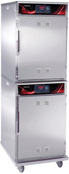 Cres Cor - Full Height Stainless Steel Cook and Hold Smoker Oven with Deluxe Controls - 208/240V, 3 Phase, 3000/2650W - 1000CHSKSPLITSTKDX (Pre-Order Now, ETA 4-6 Weeks)