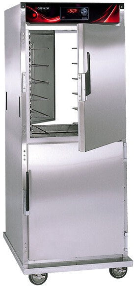 Cres Cor - Pass-Through Insulated Stainless Steel Hot Cabinet, 12 Pan Capacity - EO H-137-PSUA-12D (Pre-Order Now, ETA 4-6 Weeks)