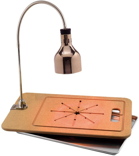 Cres Cor - Portable Carving Station with Drip Pan, Brass Polished Lamp - EO IFW-61-WF-PB (Pre-Order Now, ETA 4-6 Weeks)
