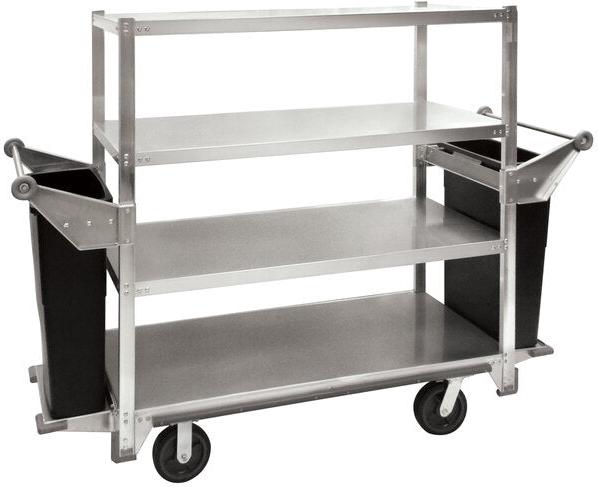 Cres Cor - Queen Mary Banquet Service Cart with 4 Flat Shelves - 271415927 (Pre-Order Now, ETA 4-6 Weeks)