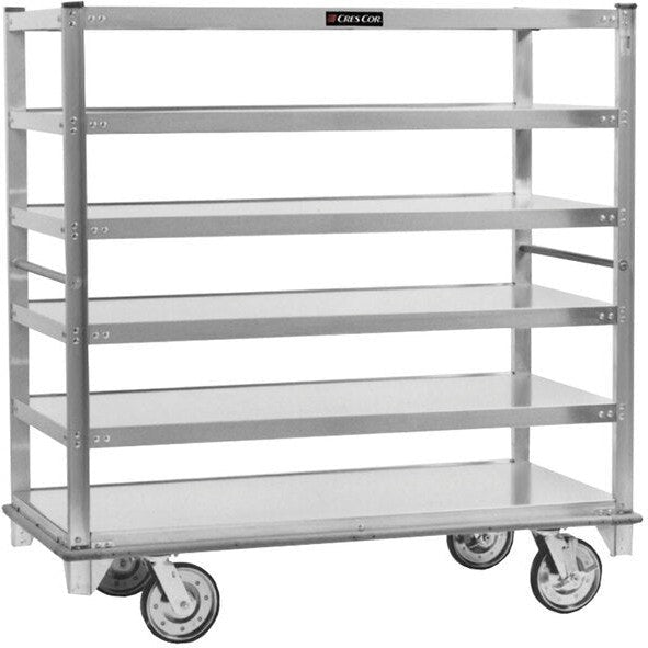 Cres Cor - Queen Mary Banquet Service Cart with 6 Flat Shelves - EO 271-61-5927 (Pre-Order Now, ETA 4-6 Weeks)