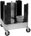 Cres Cor - Super Size Dish Dolly with Four Dividers, 180 Plates Capacity - EO 501-13-180 (Pre-Order Now, ETA 4-6 Weeks)