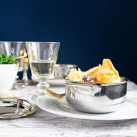 Cristel - 0.25 QT Mini Fixed Handle Stewpan With Lid Castel'Pro Collection - F9CPF