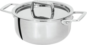 Cristel - 0.25 QT Mini Fixed Handle Stewpan With Lid Castel'Pro Collection - F9CPF