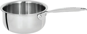 Cristel - 0.35 QT Mini Saucepan with Fixed Handle Castel'Pro Collection - C10CPF