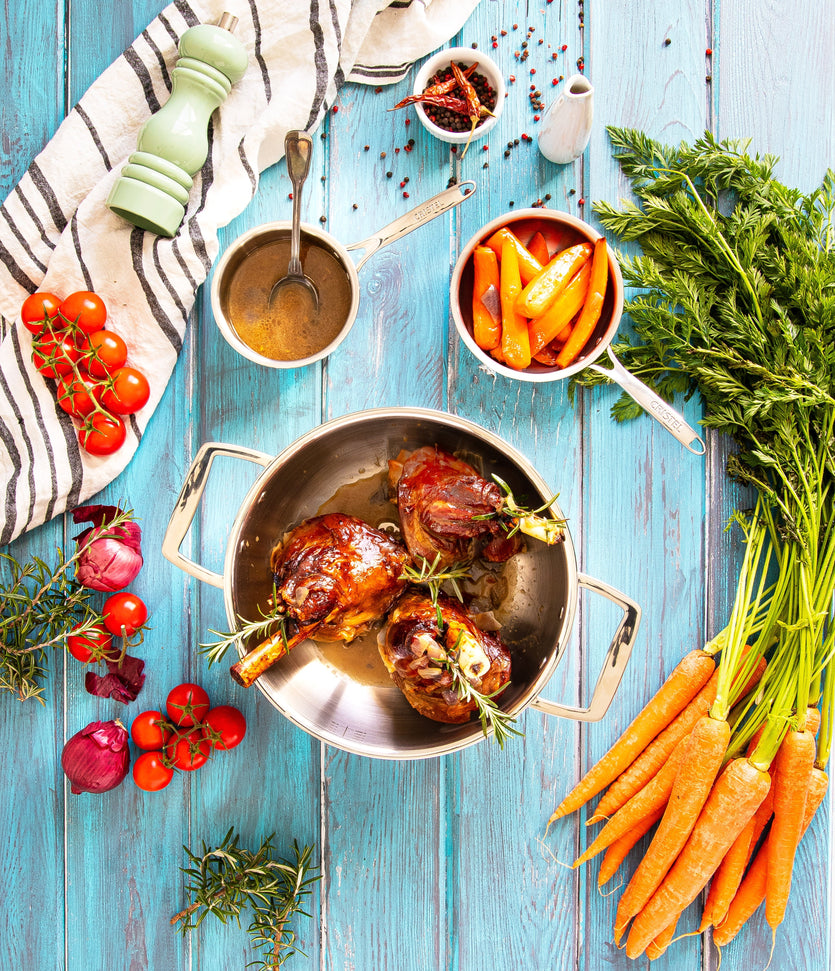 Cristel - 0.35 QT Mini Stewpan with Fixed Handle and Lid Castel'Pro Collection - F10CPF