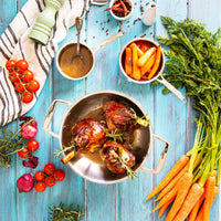 Cristel - 0.35 QT Mini Stewpan with Fixed Handle and Lid Castel'Pro Collection - F10CPF