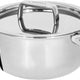 Cristel - 0.60 QT Mini Stewpan with Fixed Handle and Lid Castel'Pro Collection - F12CPF