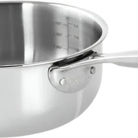 Cristel - 1.5 QT Stainless Steel Saucepan without Lid - C18CPFN