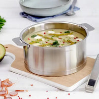 Cristel - 1 QT Stainless Steel Saucepan with Lid - C14QLKSA