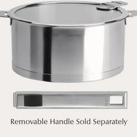 Cristel - 1 QT Stainless Steel Saucepan with Lid - C14QLKSA