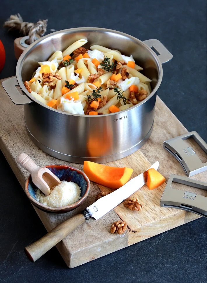 Cristel - 1 QT Stainless Steel Saucepan with Lid - C14QLKSA