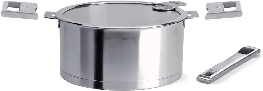 Cristel - 1 QT Stainless Steel Saucepan with Handle Set - C14QLKSAPA