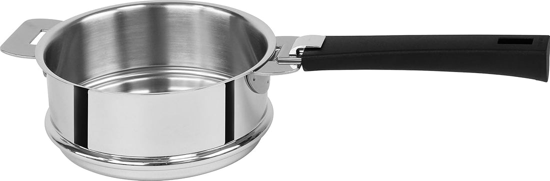 Cristel - 1 QT Stainless Steel Silver Steamer - ECV14Q