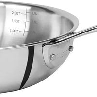 Cristel - 11" 5-Ply Frying Pan Castel'Pro Ultraply Collection - PS28CPFN