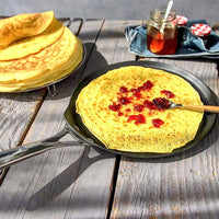 Cristel - 11'' Non-Stick Crepe Pan with Fixed Handle Castel'Pro Ultralu Collection - CR28CPFAE