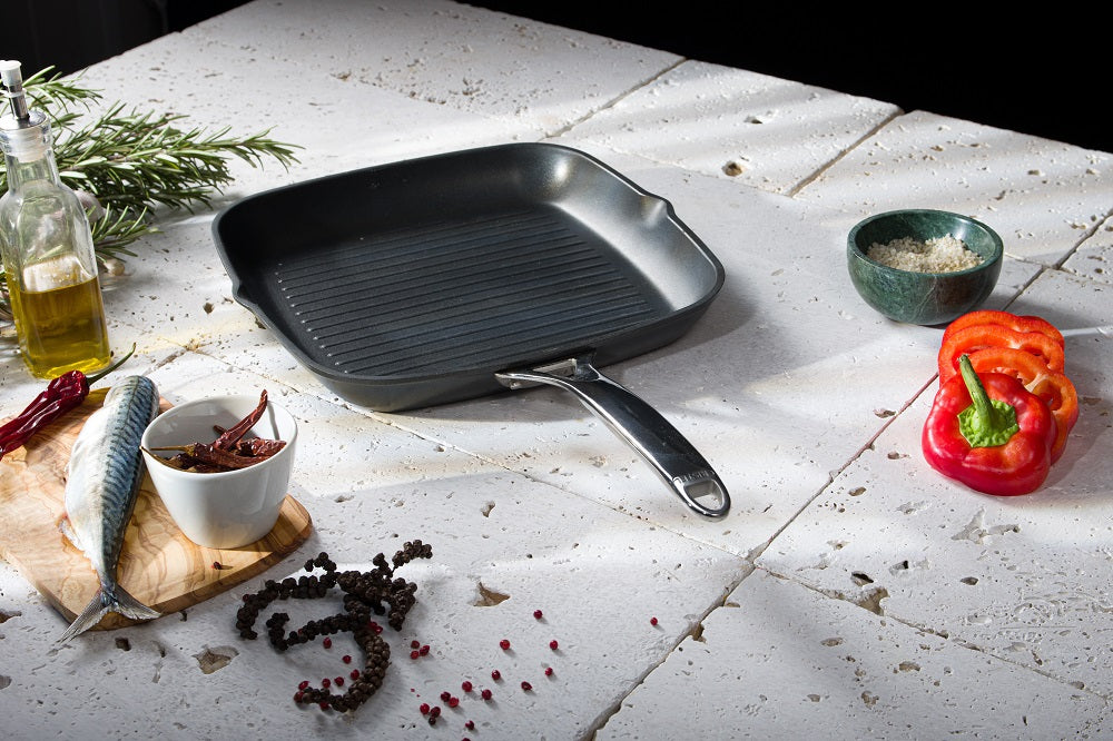 Cristel - 11" Non-Stick Grill Castel'Pro Ultralu - GRC28CPFAE - DISCONTINUED