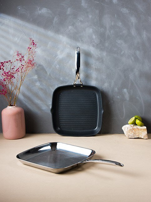 Cristel - 11" Non-Stick Grill Castel'Pro Ultralu - GRC28CPFAE - DISCONTINUED