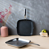 Cristel - 11" Non-Stick Grill Castel'Pro Ultralu - GRC28CPFAE - DISCONTINUED