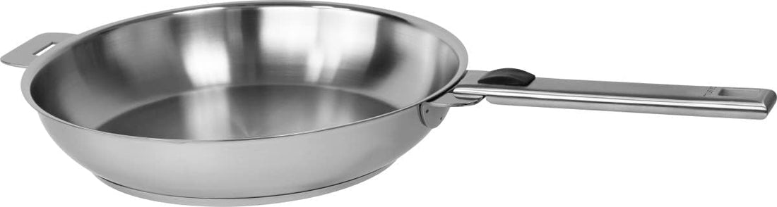 Cristel - 11" Silver Stainless Steel Frying Pan - P28QL