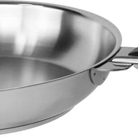 Cristel - 11" Silver Stainless Steel Frying Pan - P28QL