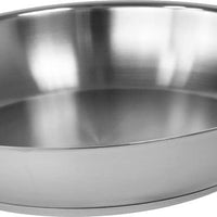 Cristel - 11" Silver Stainless Steel Frying Pan - P28QL
