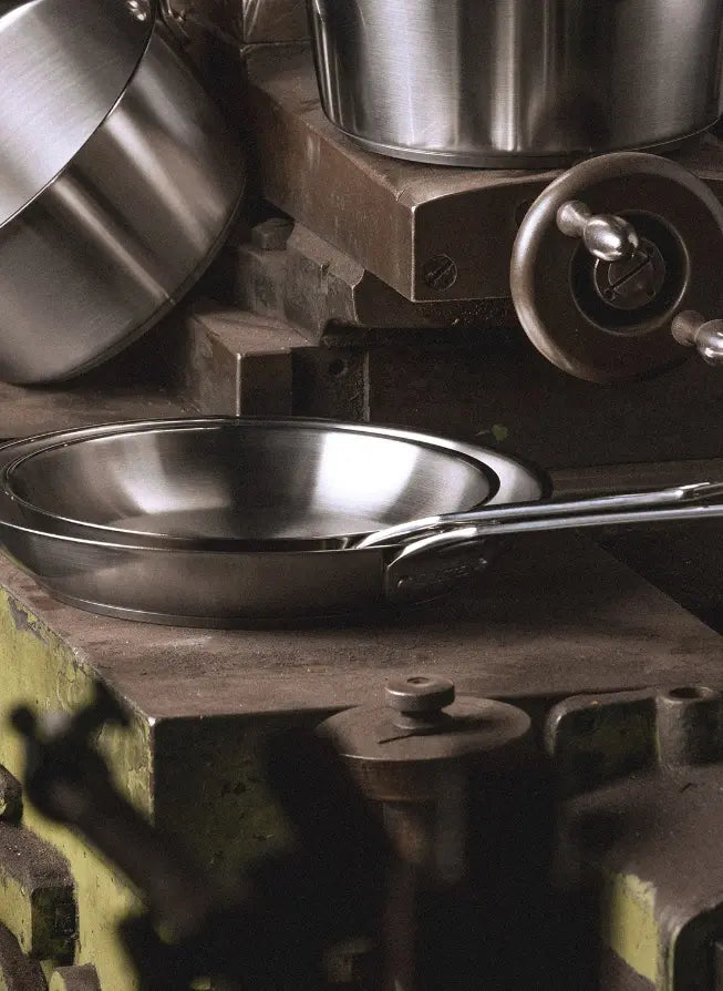 Cristel - 9.5" Stainless Steel Frying Pan - P24MV