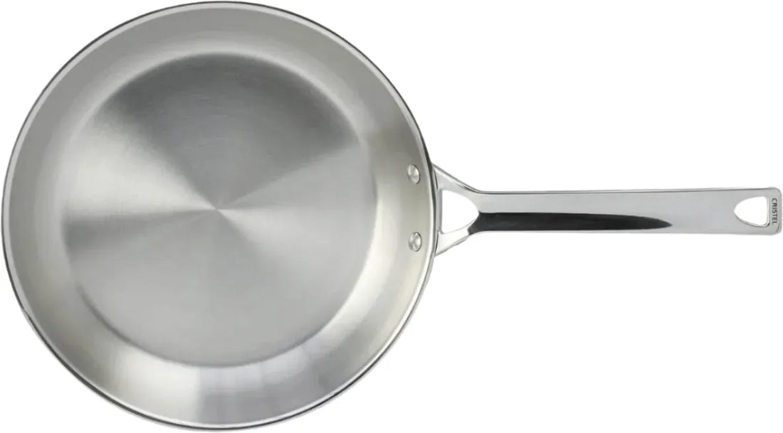 Cristel - 9.5" Stainless Steel Frying Pan - P24MV