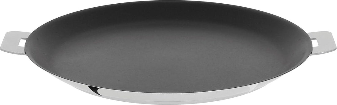 Cristel - 12" Black Crepe Pan with Removable Handle - CR30QE