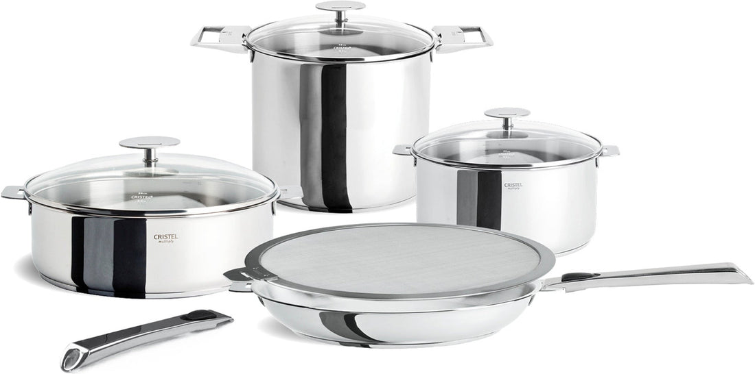 Cristel - 12 PC Stainless-Steel Cookware Set - STQMP12KPC