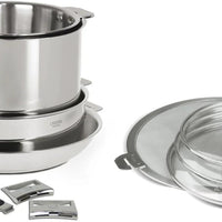 Cristel - 12 PC Stainless-Steel Cookware Set - STQMP12KPC