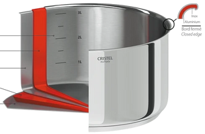 Cristel - 12 PC Stainless-Steel Cookware Set - STQMP12KPC