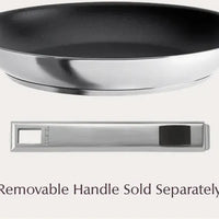 Cristel - 11" Stainless Steel Non-Stick Deep Frying Pan - P28QLE