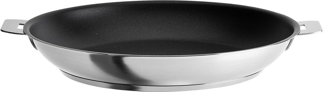 Cristel - 11" Stainless Steel Non-Stick Deep Frying Pan - P28QLE