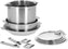 Cristel - 13-Piece Set Stainless Steel Cookware Set with Removable Handles - STQL13KSAS