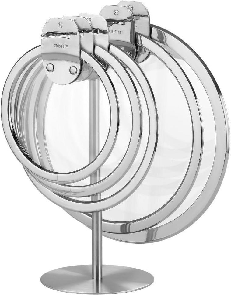 Cristel - 13" Silver Stainless Steel Lids Holder - SUPPKS