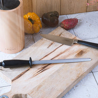 Cristel - 15" Black Stainless Steel Knife Sharpener - FAO25