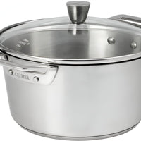 Cristel - 1826 Collection, 3 QT Stainless Steel Stewpot With Glass Lid - F20MV