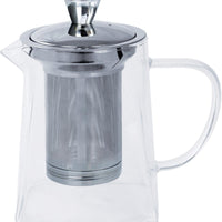 Cristel - 0.8 L Rooibos Glass Teapot with Unscrewable Filter - TH08VRFD