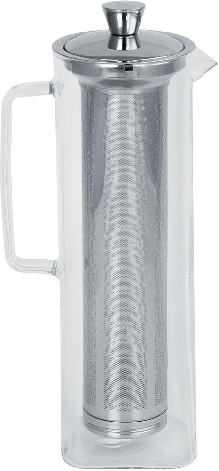 Cristel - 1.5 L Long Island Elongated Glass Teapot with Unscrewable Filter - TH150VLGFD