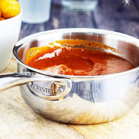 Cristel - 1.5 QT Stainless Steel Saucepan without Lid - C18CPFN