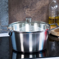 Cristel - 1.5 QT Stainless Steel Stewpot with Lid - F16MV