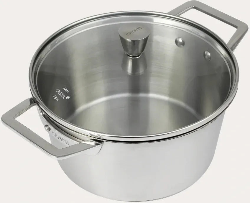 Cristel - 1.5 QT Stainless Steel Stewpot with Lid - F16MV